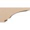 Ekena Millwork 10"W x 20"D x 10"H Wide Moab Rough Cedar Woodgrain TimberThane Corbel, Primed Tan CORUR10X20X10MOARCPR - alternate 5